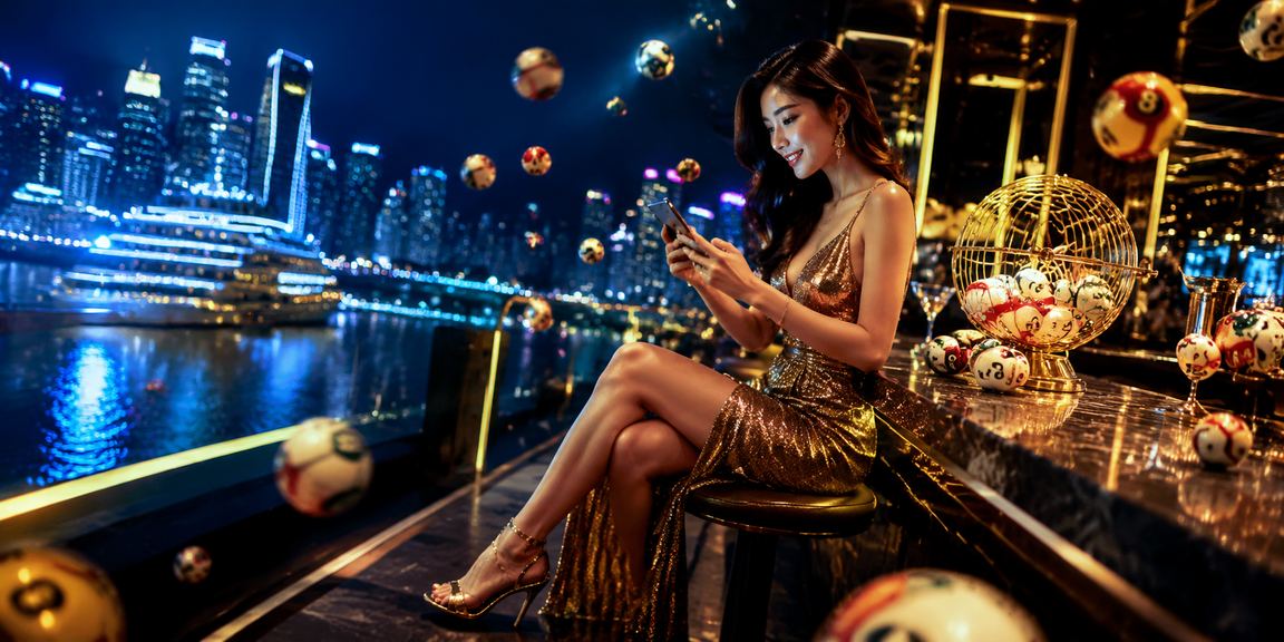 Màn hình neon xổ số và casino trực tuyến tại TP.HCM về đêm