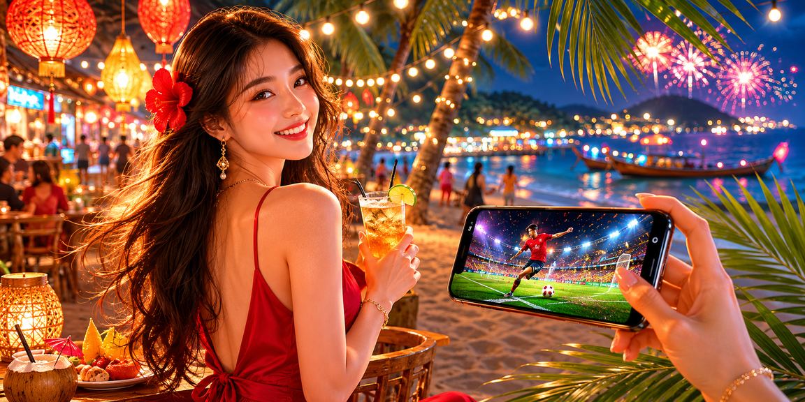 Người chơi tại Phú Quốc tham gia jackpot và slots trực tuyến vào buổi tối